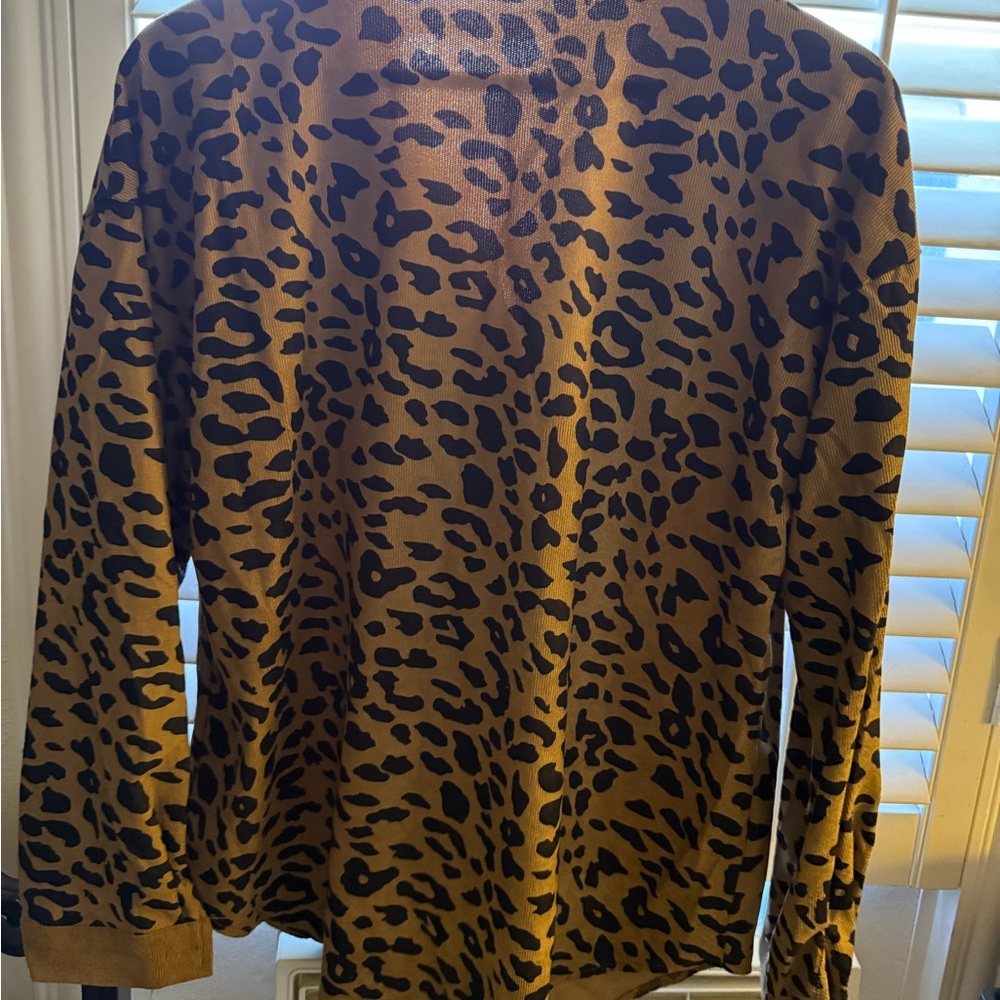 Leopard Print Women's Jacket - Picture 2 of 2